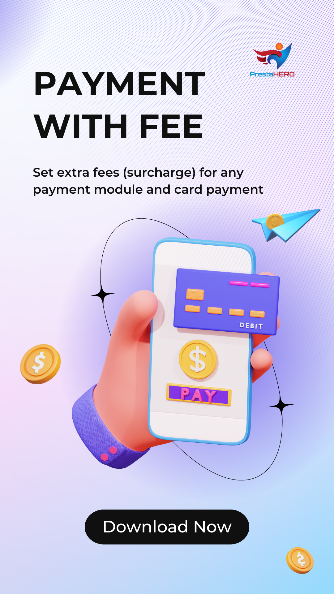 Payment With Fee sidebar banner